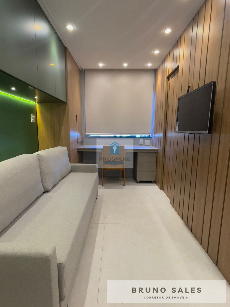 Apartamento, Studio, NASCENTE, PORTEIRA FECHADA, 1 quarto, 1 banheiro, 1 vaga de garagem.